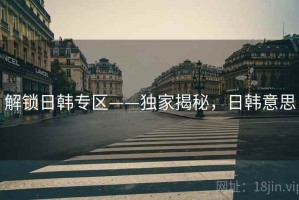 解锁日韩专区——独家揭秘，日韩意思