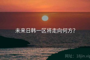 未来日韩一区将走向何方？