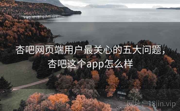 杏吧网页端用户最关心的五大问题，杏吧这个app怎么样