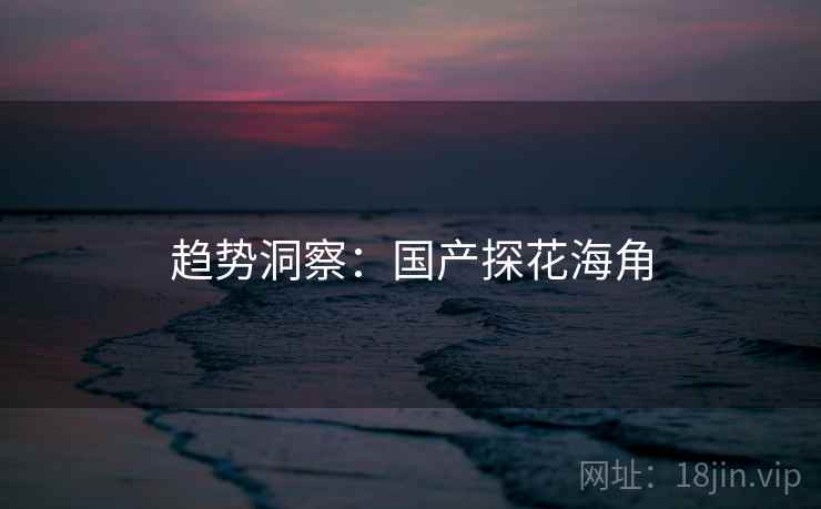 趋势洞察：国产探花海角