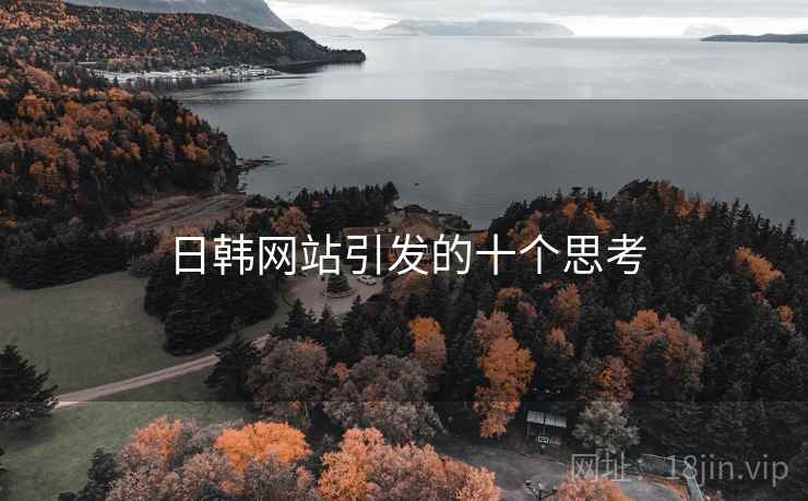 日韩网站引发的十个思考