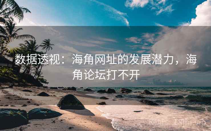 数据透视：海角网址的发展潜力，海角论坛打不开